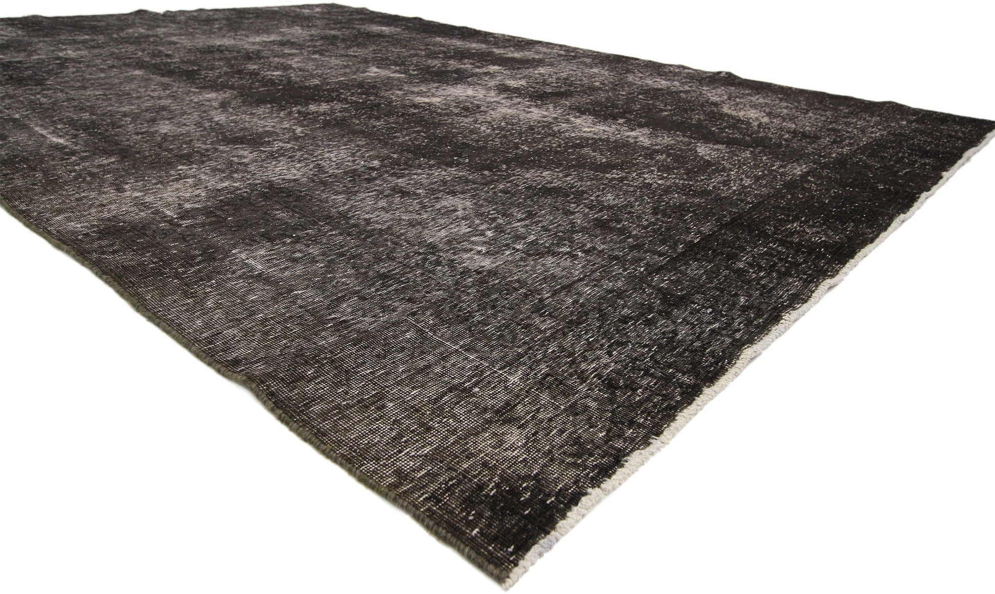 9 x 13 Vintage Distressed Overdyed Rug 60698