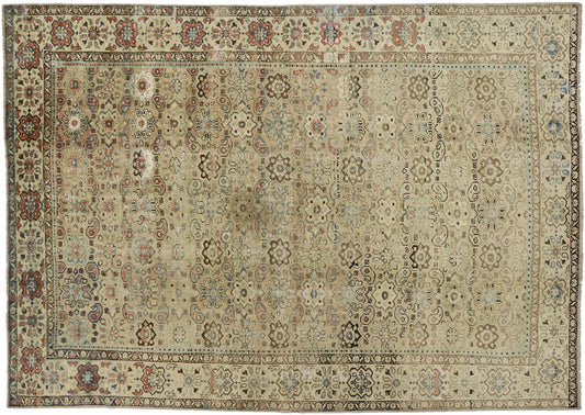 9 x 13 Persian Tabriz Rug 60699