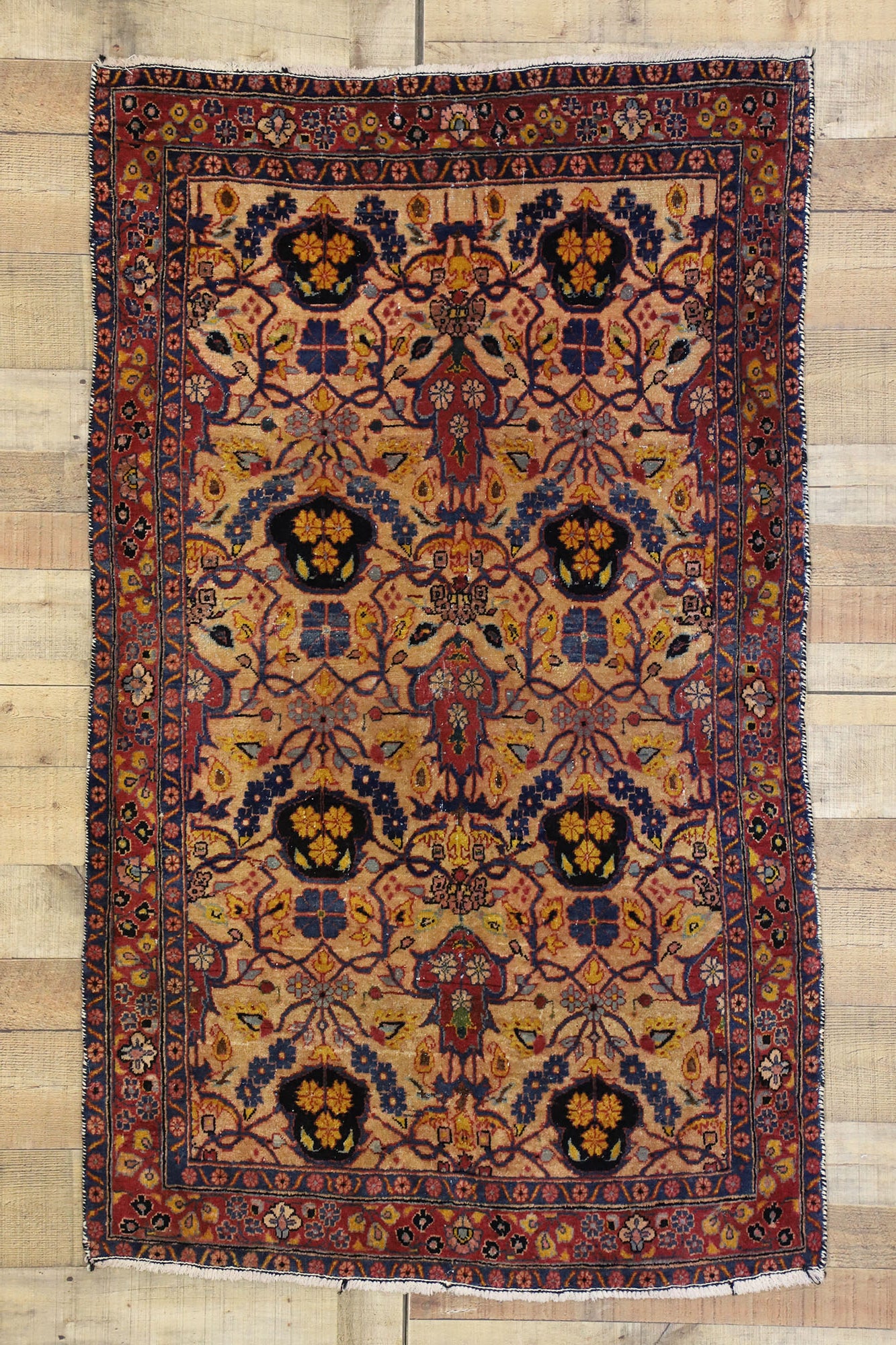 3 x 6 Persian Kashan Rug 60716