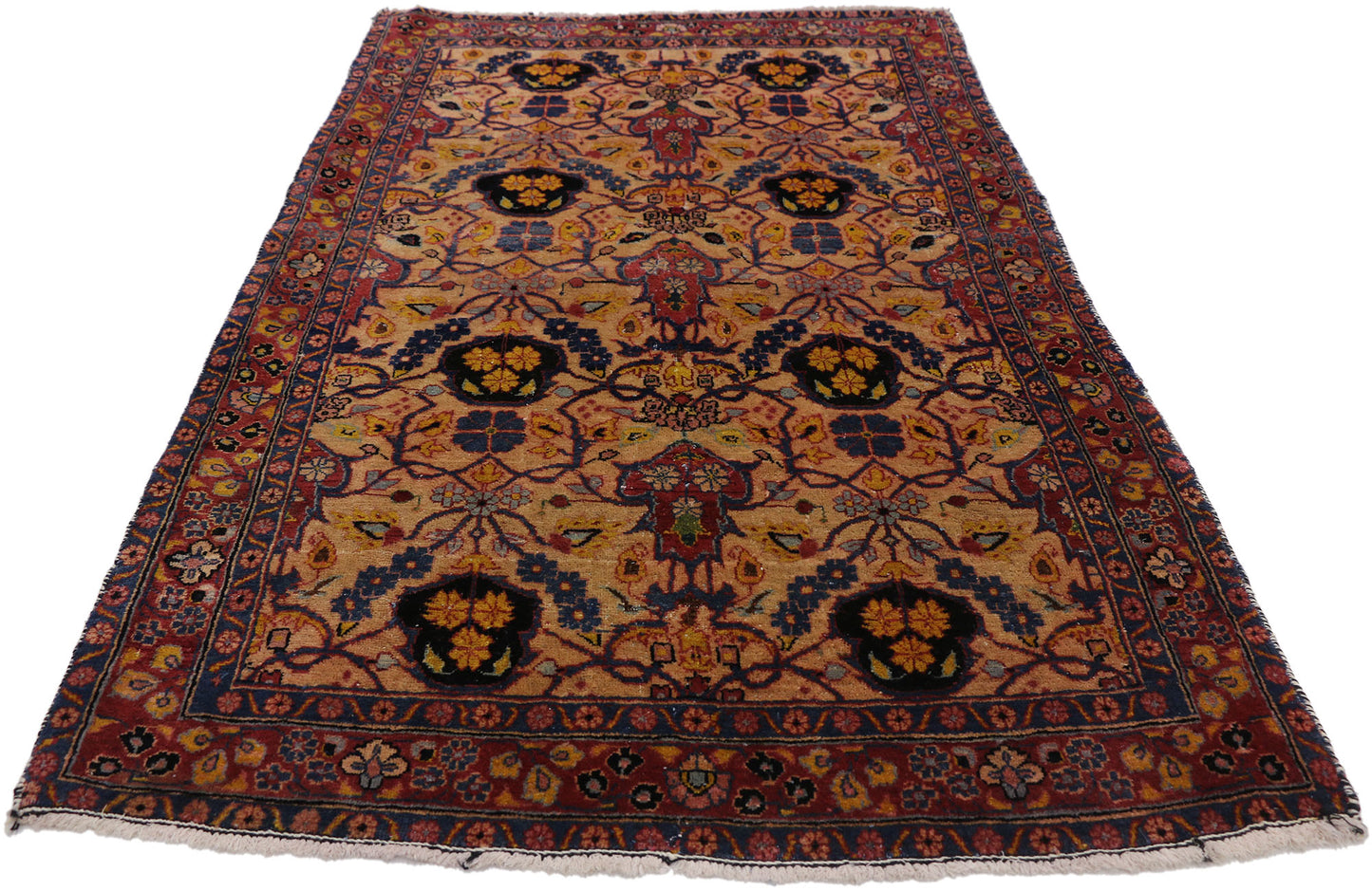 3 x 6 Persian Kashan Rug 60716