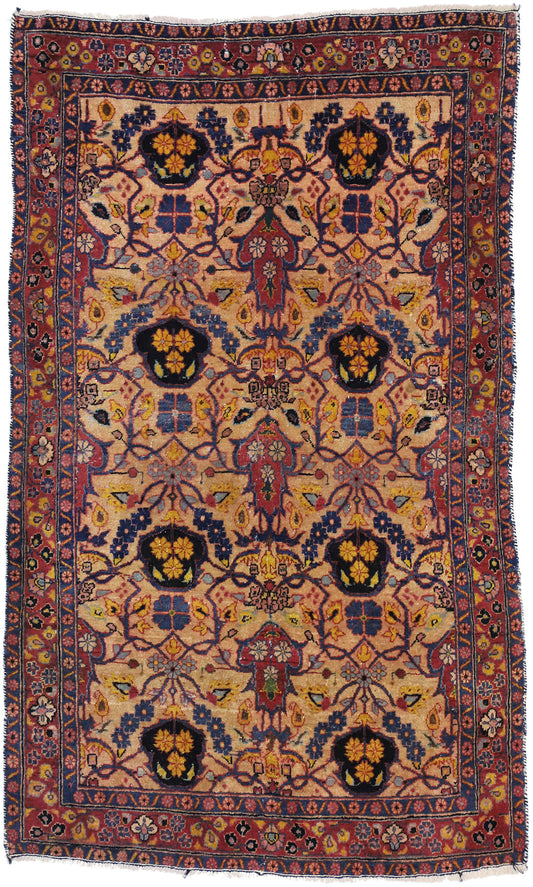 3 x 6 Persian Kashan Rug 60716