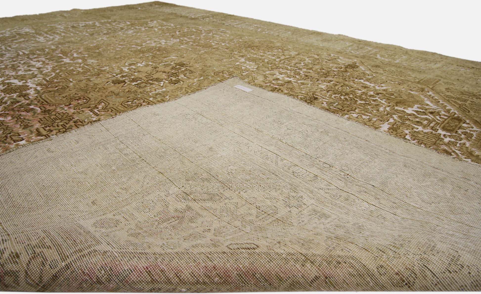 8 x 11 Vintage Persian Overdyed Rug 60718
