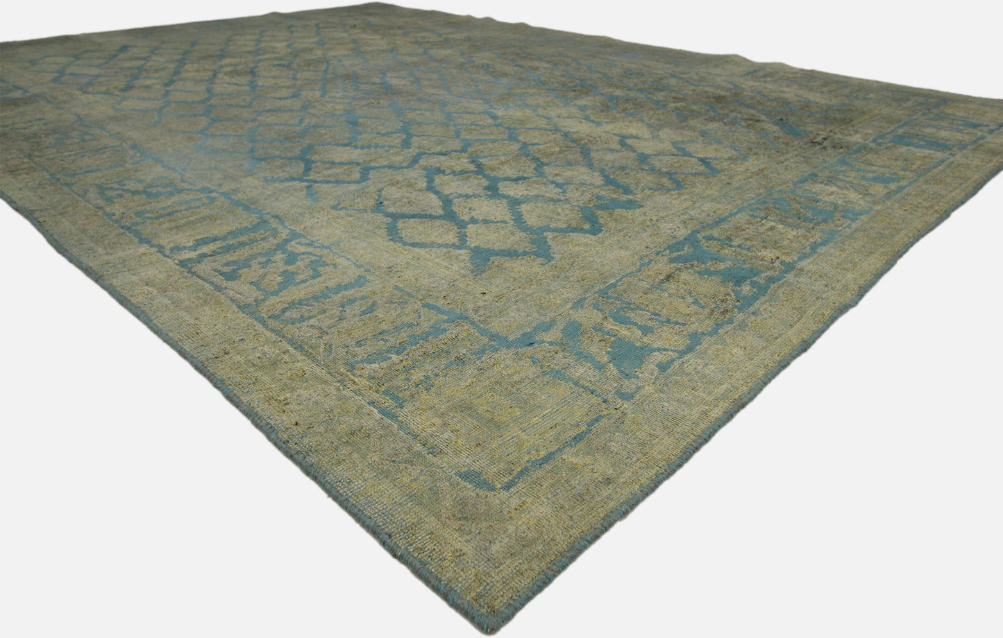 8 x 11 Vintage Turkish Overdyed Rug 60721