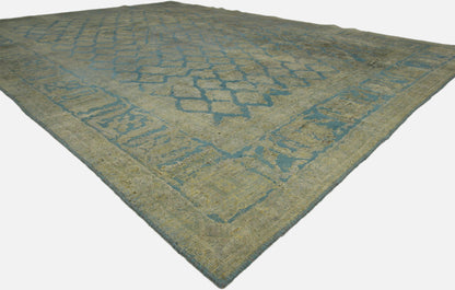 8 x 11 Vintage Turkish Overdyed Rug 60721