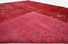 9 x 12 Vintage Red Overdyed Rug 60722