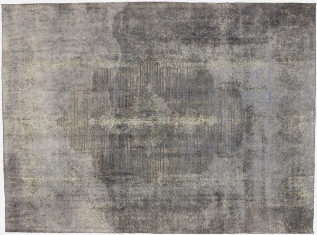 10 x 13 Vintage Overdyed Rug 60732