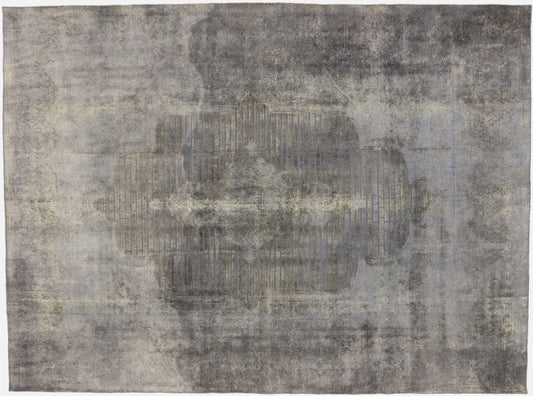 10 x 13 Vintage Overdyed Rug 60732
