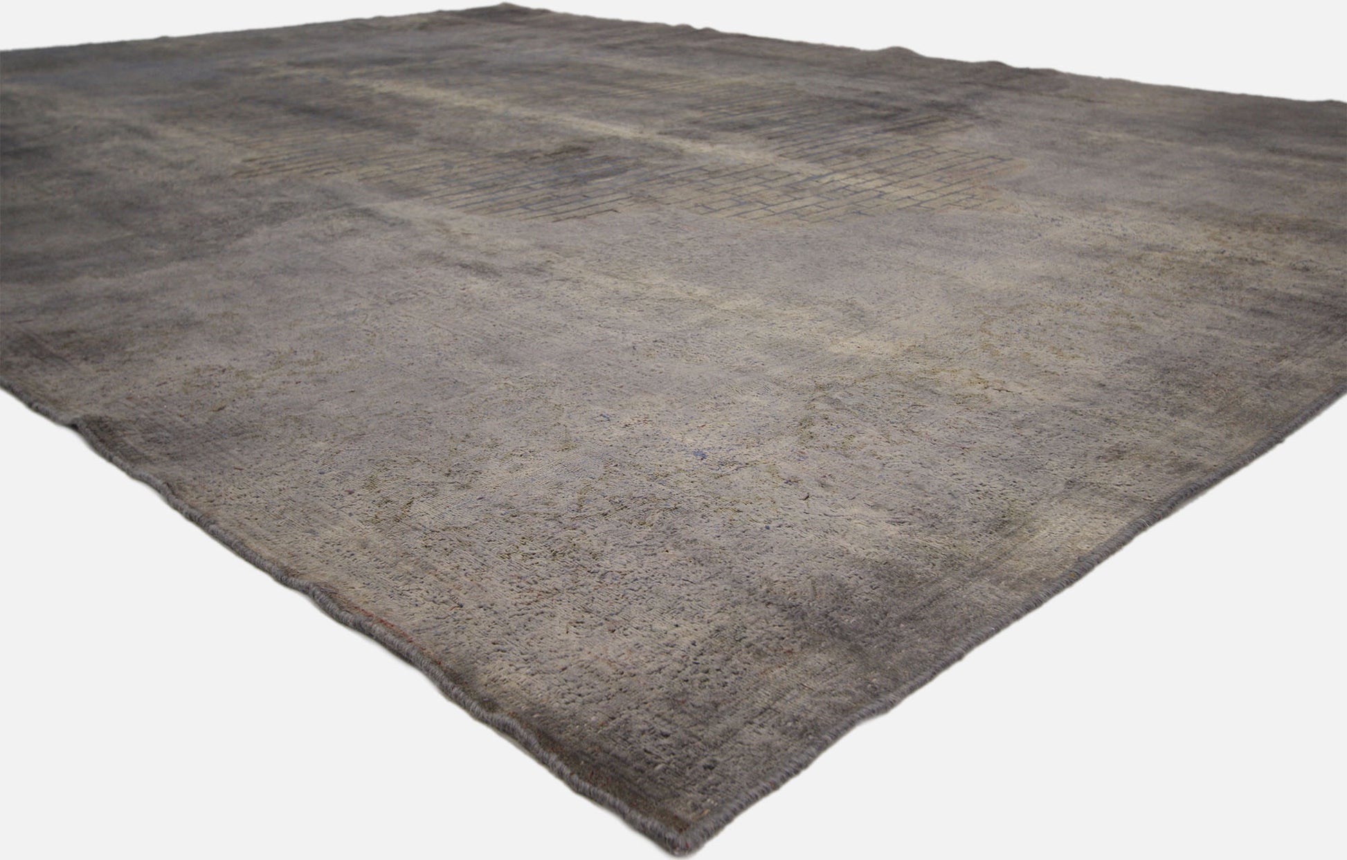 10 x 13 Vintage Overdyed Rug 60732