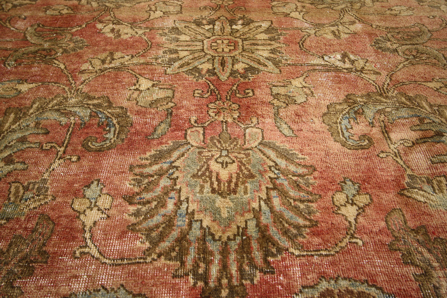 10 x 14 Vintage Tabriz Rug 60734