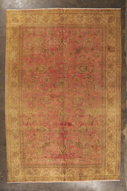 11 x 16 Antique Persian Tabriz Rug 60739