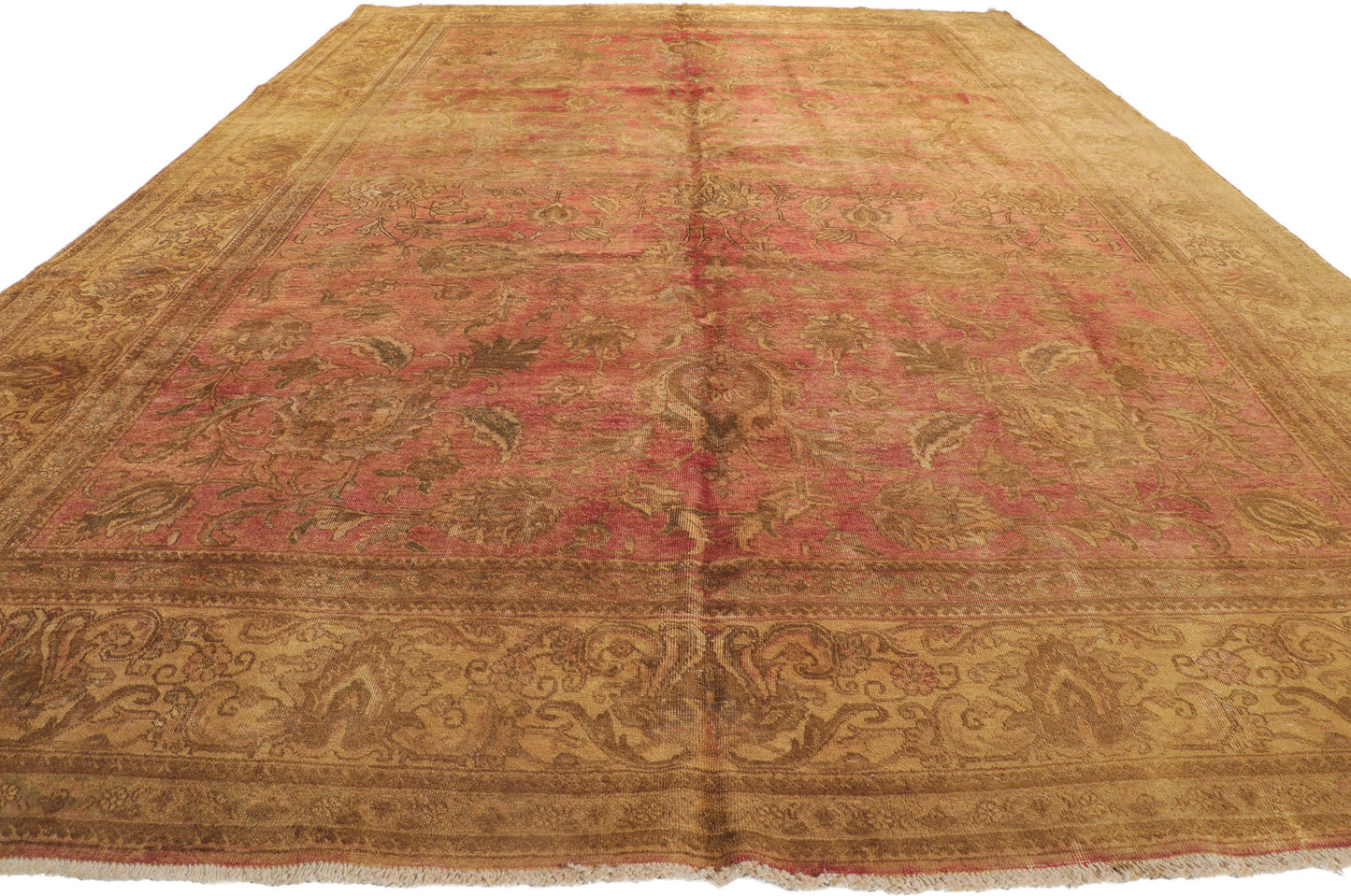 11 x 16 Antique Persian Tabriz Rug 60739