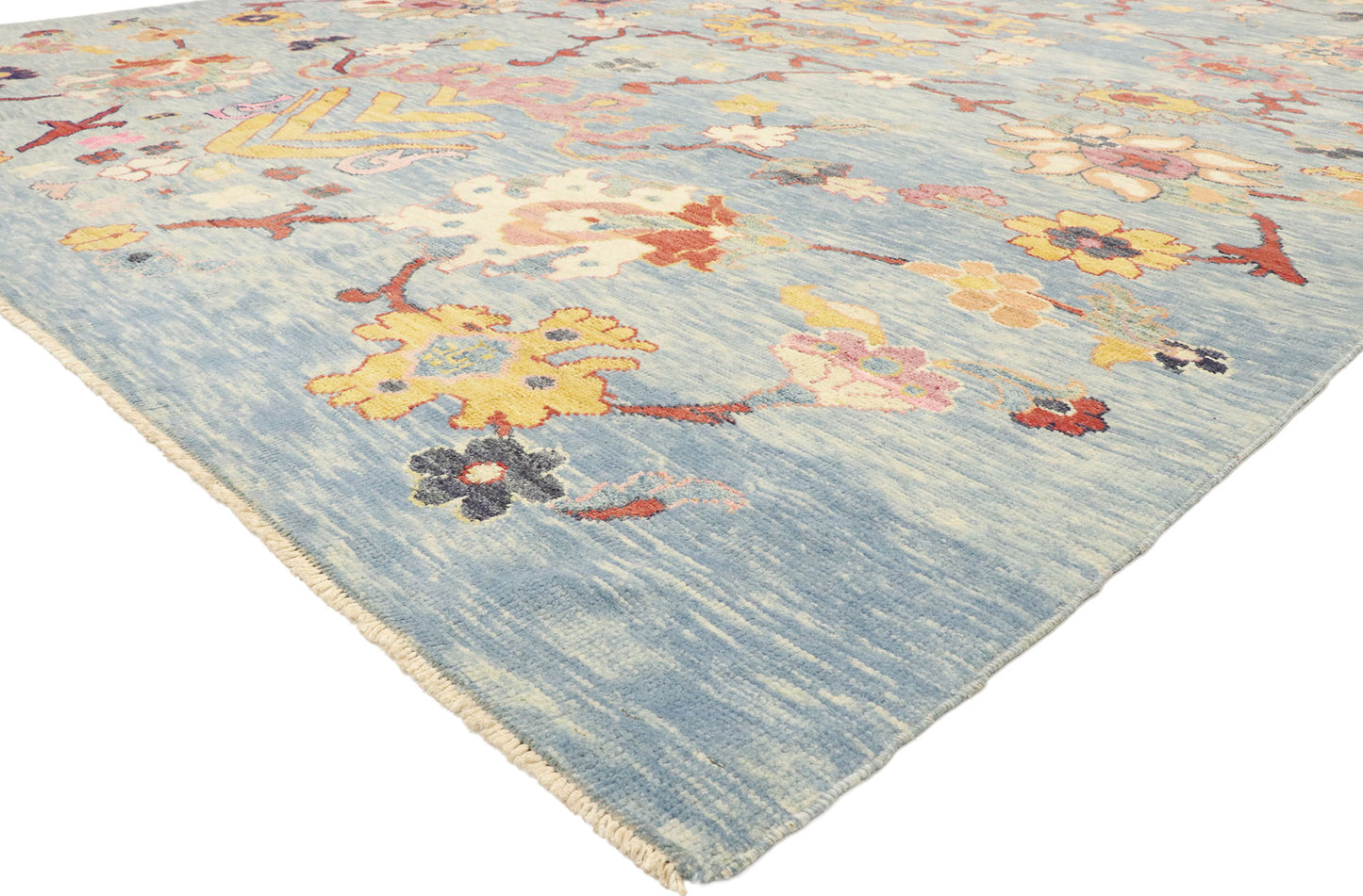 11 x 15 Contemporary Turkish Oushak Rug 60745