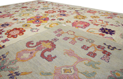 10 x 14 Contemporary Turkish Oushak Rug 60746