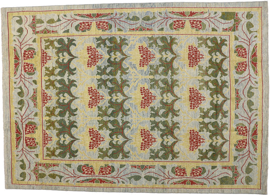 11 x 15 Contemporary Turkish Oushak Rug 60748