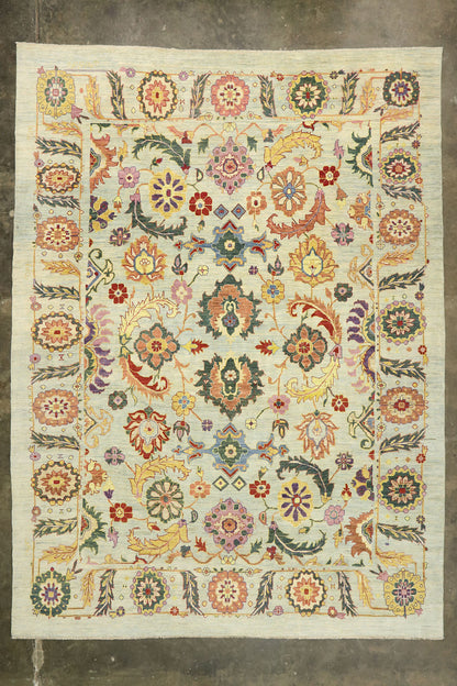 14 x 18 Contemporary Turkish Oushak Rug 60749