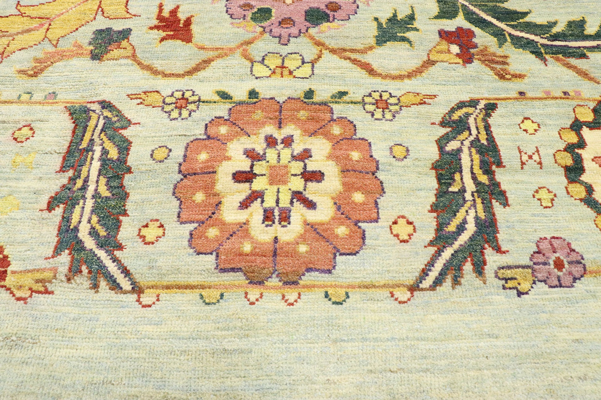 14 x 18 Contemporary Turkish Oushak Rug 60749