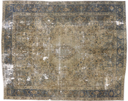 9 x 12 Vintage Overdyed Rug 60761