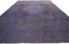 8 x 11 Vintage Distressed Overdyed Rug 60787
