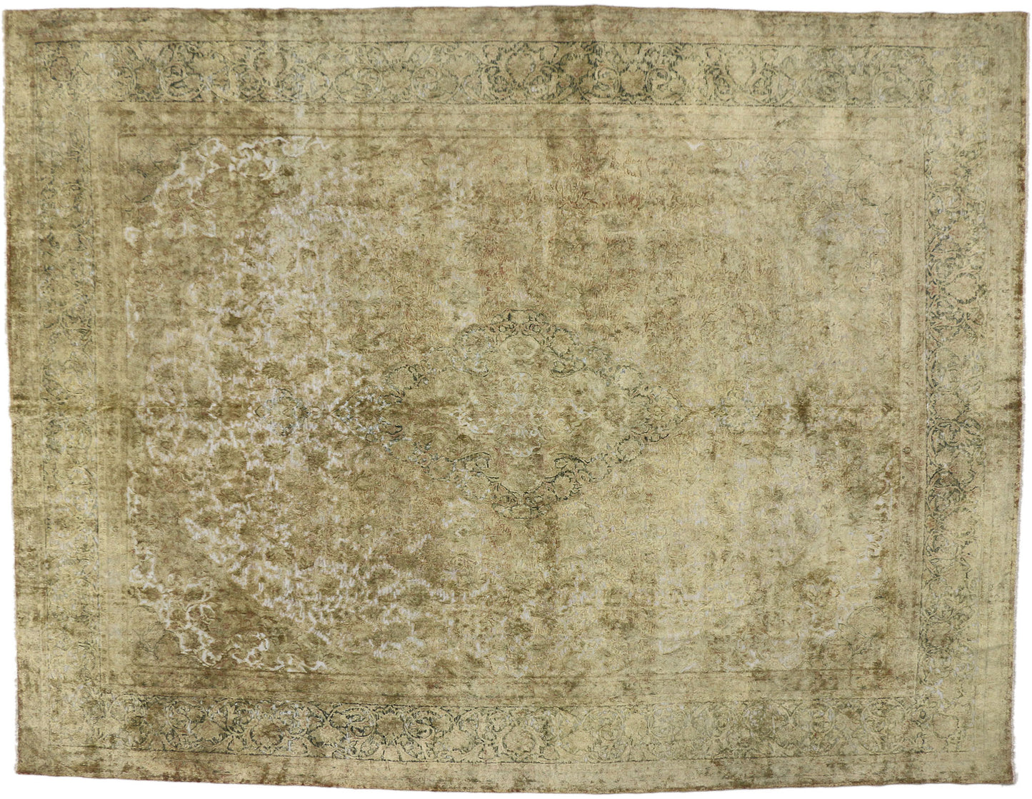 12 x 15 Vintage Overdyed Rug 60788