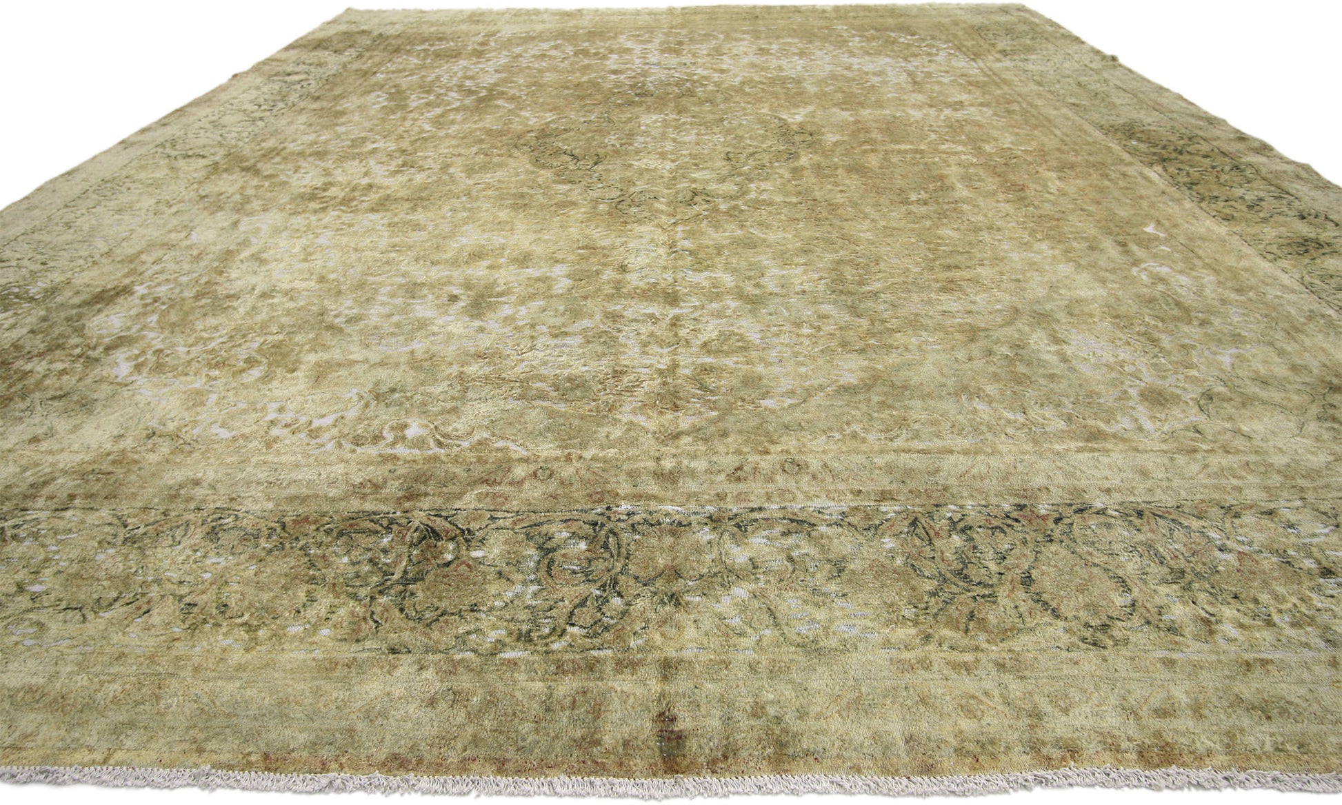 12 x 15 Vintage Overdyed Rug 60788