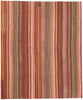 13 x 15 Vintage Turkish Striped Kilim Rug 60794