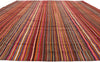 13 x 15 Vintage Turkish Striped Kilim Rug 60807