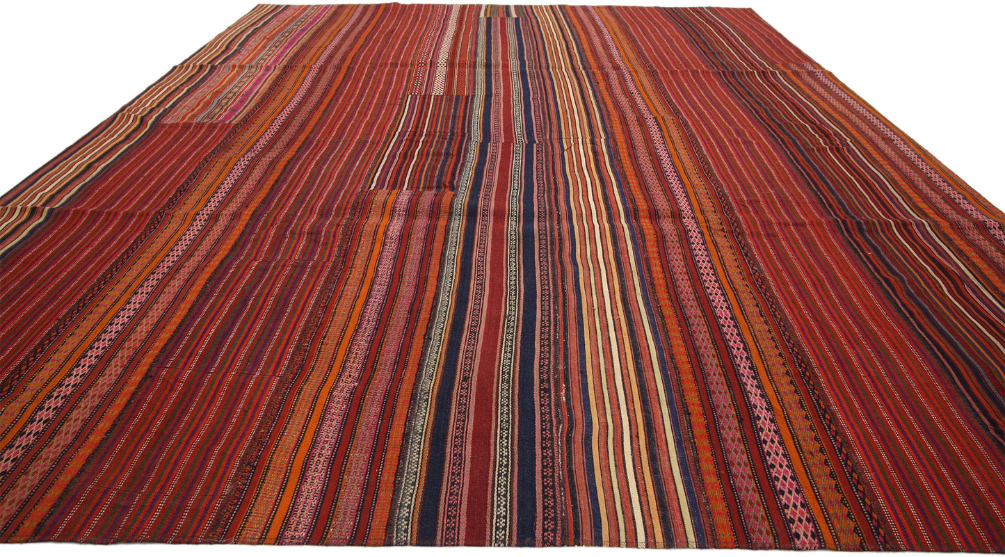 9 x 11 Vintage Kilim Rug 60808
