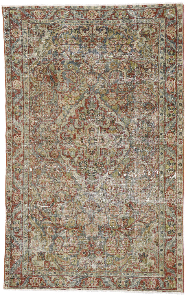 4 x 7 Antique Persian Mahal Rug 60816