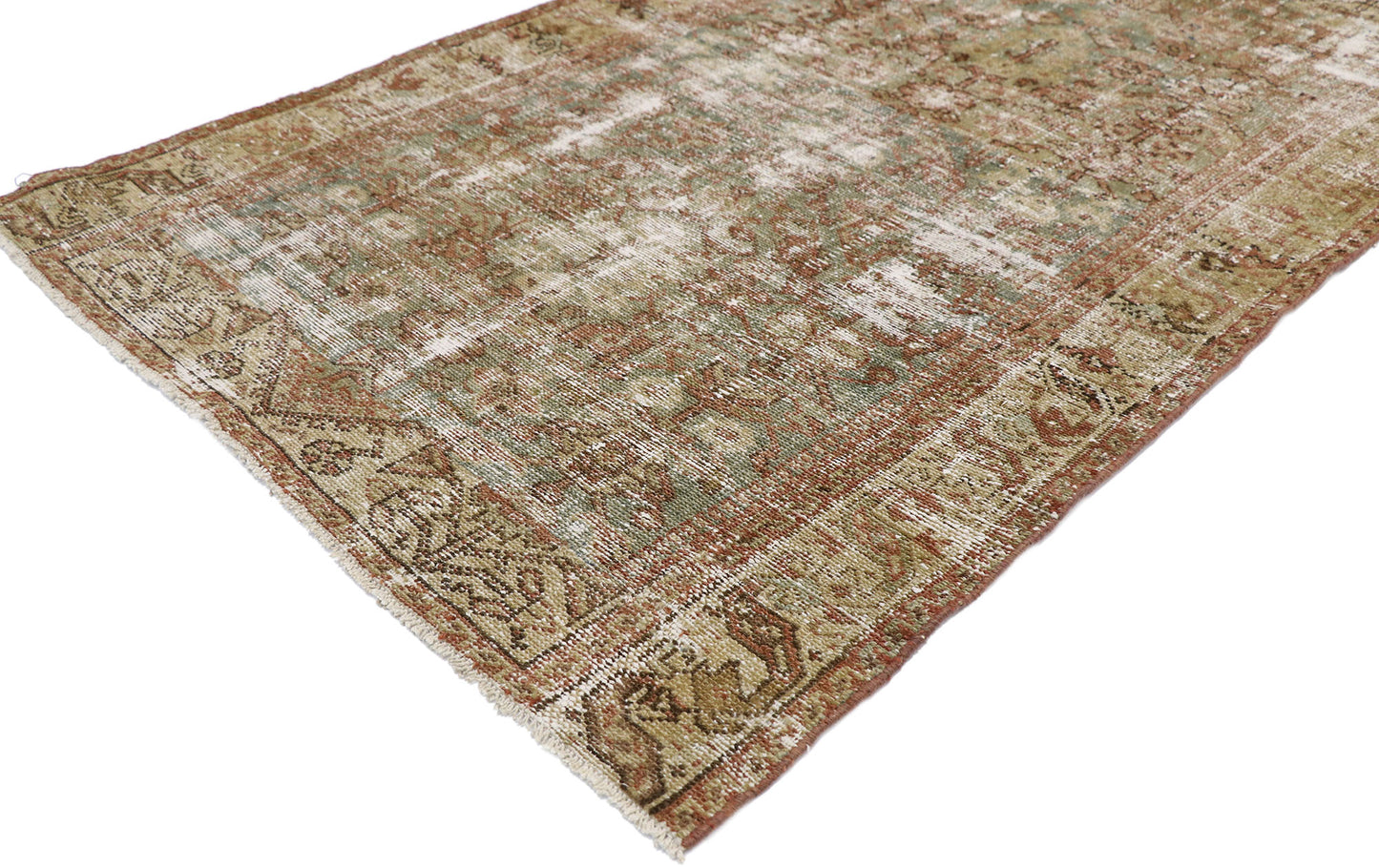 3 x 5 Antique Persian Hamadan Rug 60817