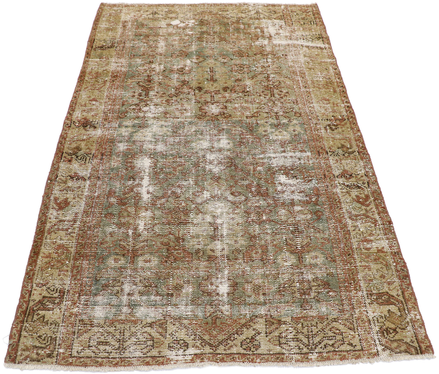 3 x 5 Antique Persian Hamadan Rug 60817