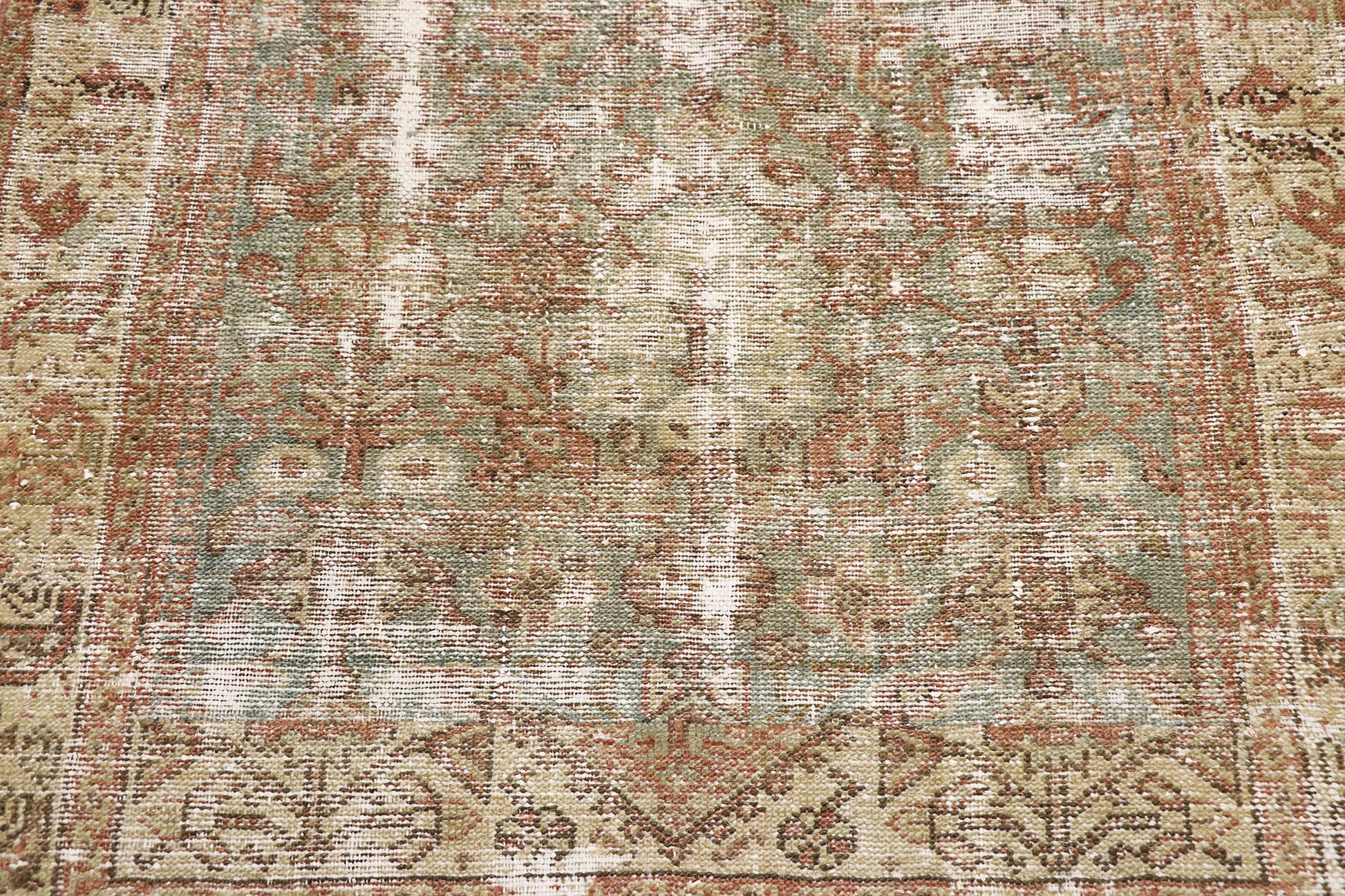 3 x 5 Antique Persian Hamadan Rug 60817
