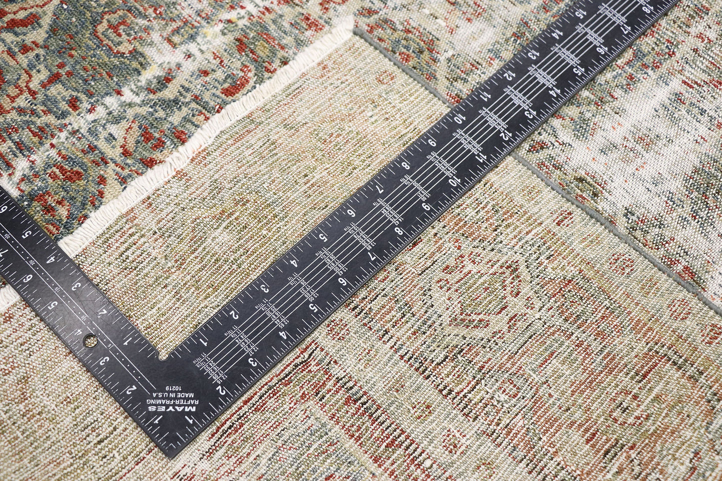 4 x 6 Antique Persian Senneh Boteh Rug 60818
