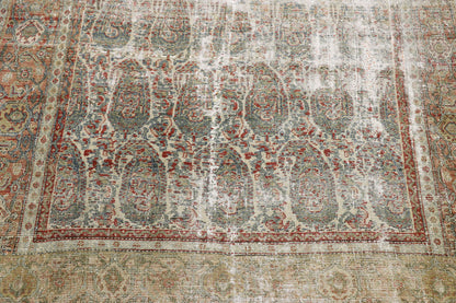 4 x 6 Antique Persian Senneh Boteh Rug 60818