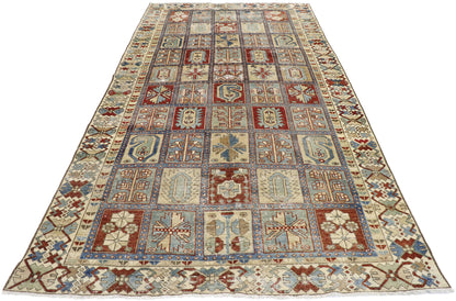 5 x 10 Antique Persian Bakhtiari Rug 60819