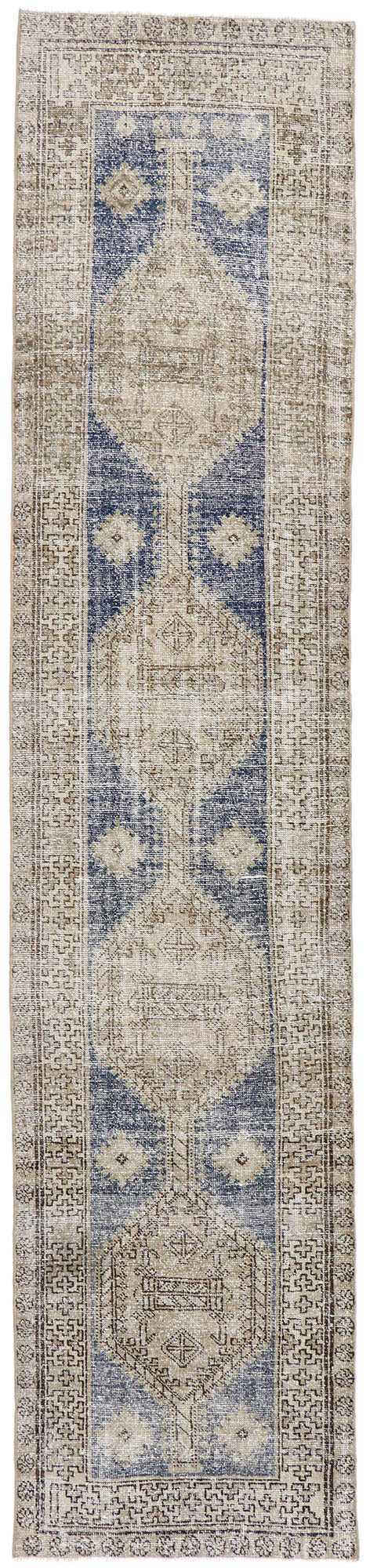 3 x 13 Antique Persian Mahal Runner 60820