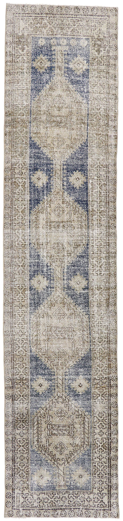 3 x 13 Antique Persian Mahal Runner 60820