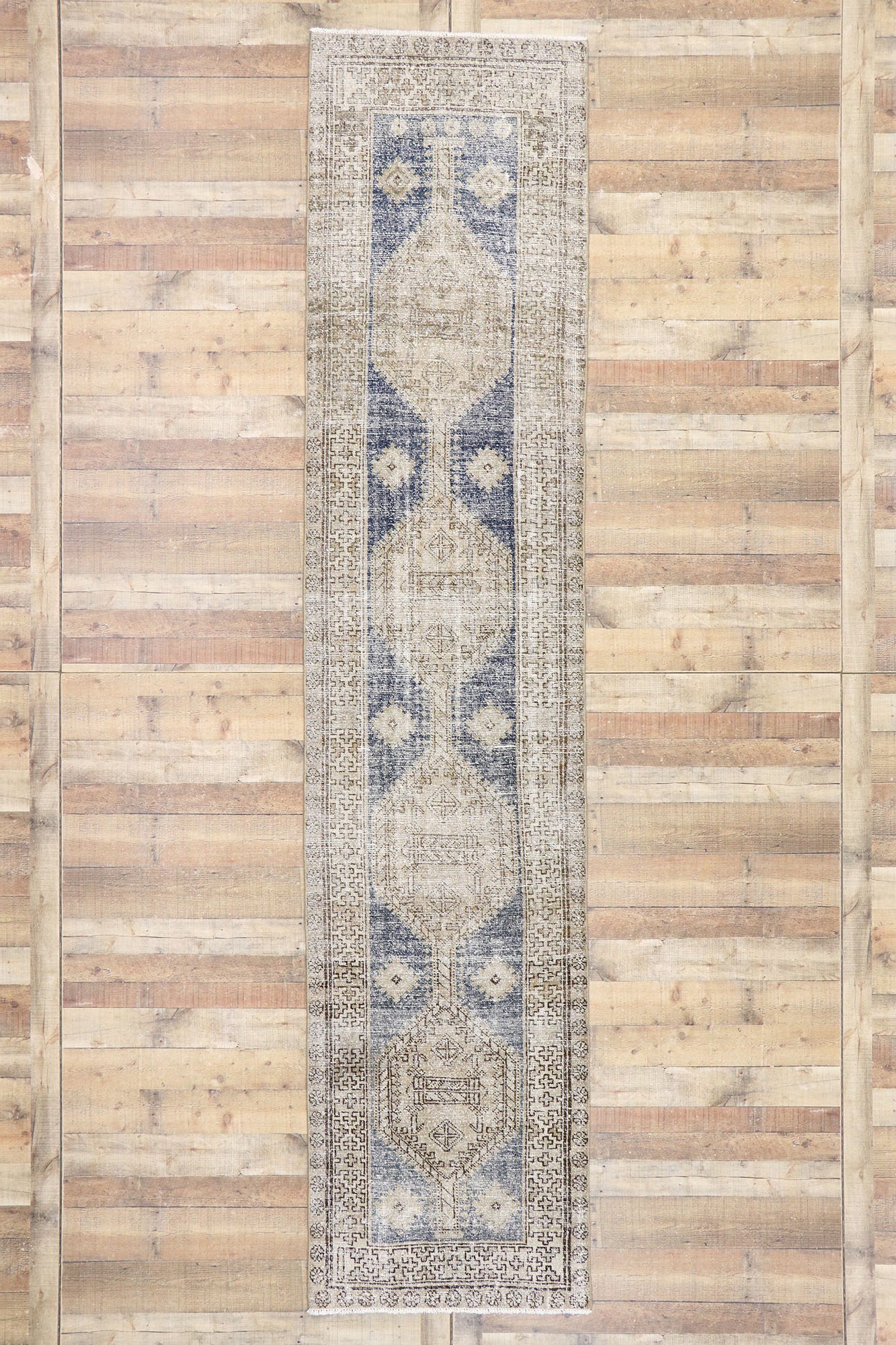 3 x 13 Antique Persian Mahal Runner 60820