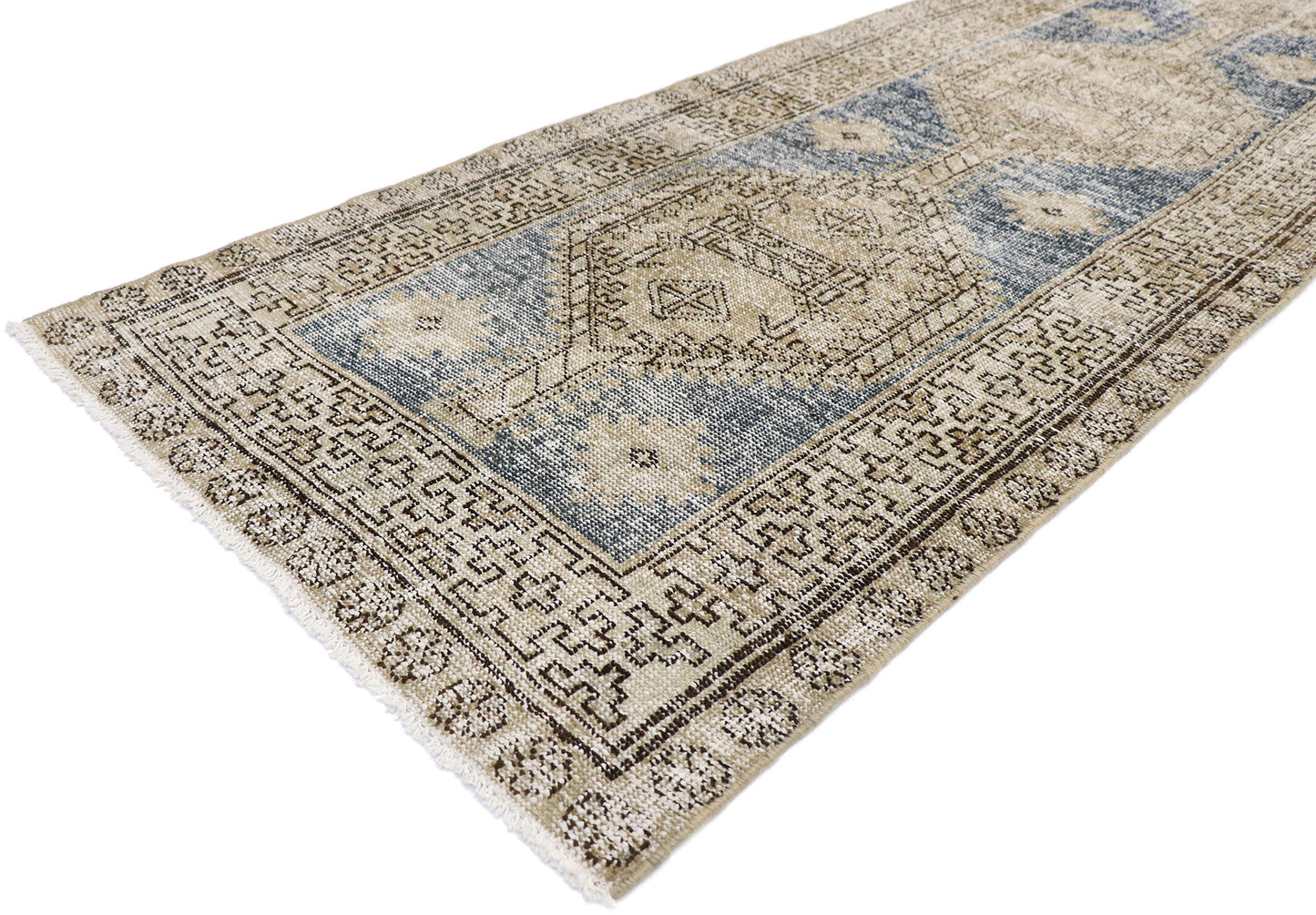 3 x 13 Antique Persian Mahal Runner 60820