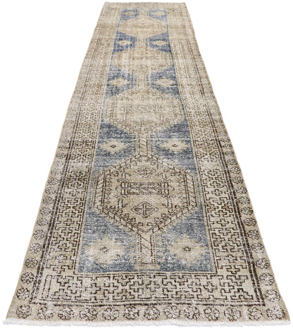 3 x 13 Antique Persian Mahal Runner 60820