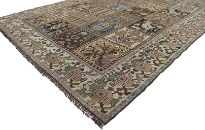 6 x 10 Antique Persian Bakhtiari Rug 60821