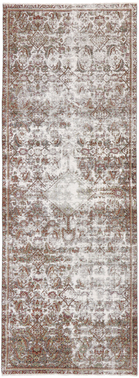 4 x 10 Antique Persian Mahal Rug 60822
