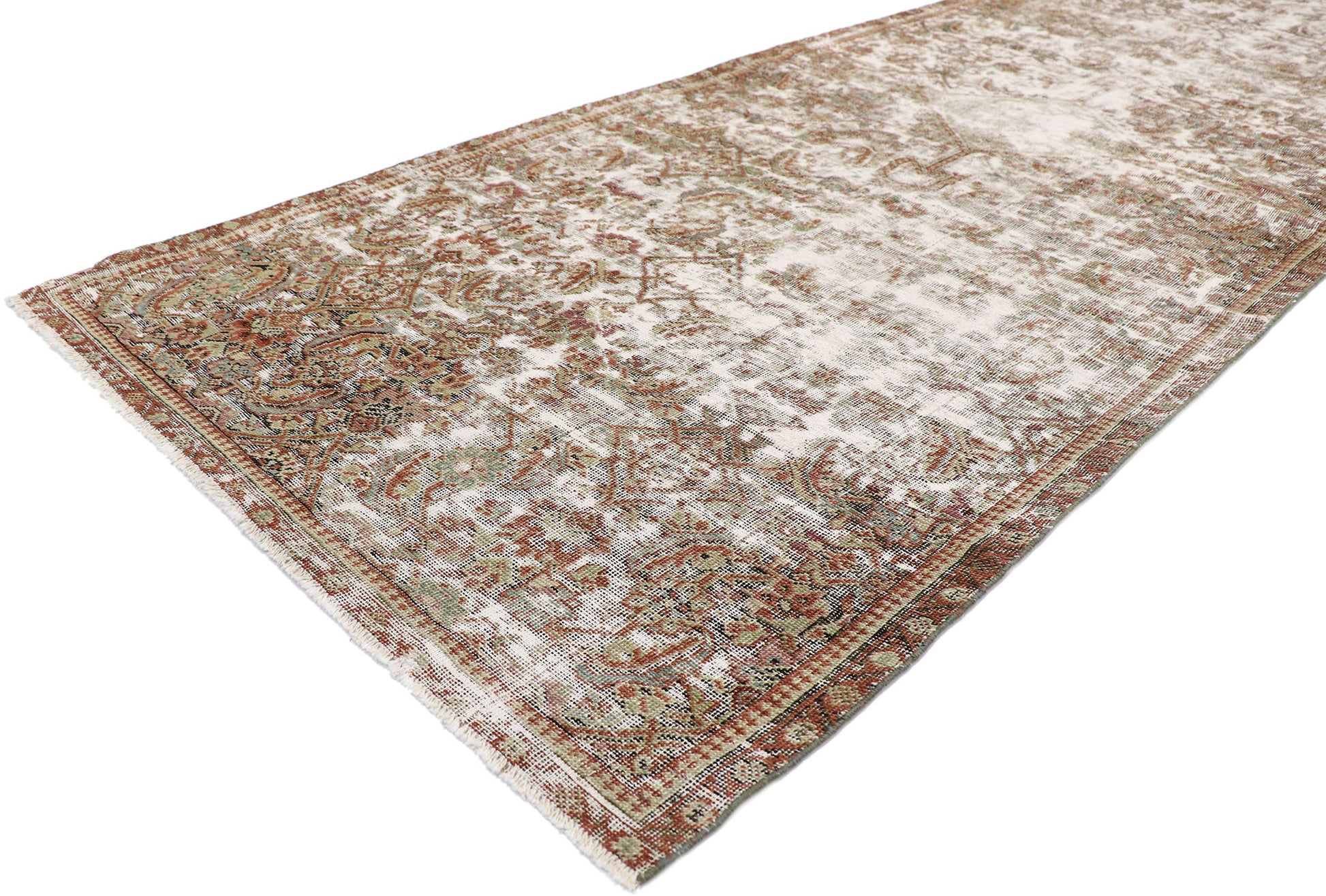 4 x 10 Antique Persian Mahal Rug 60822