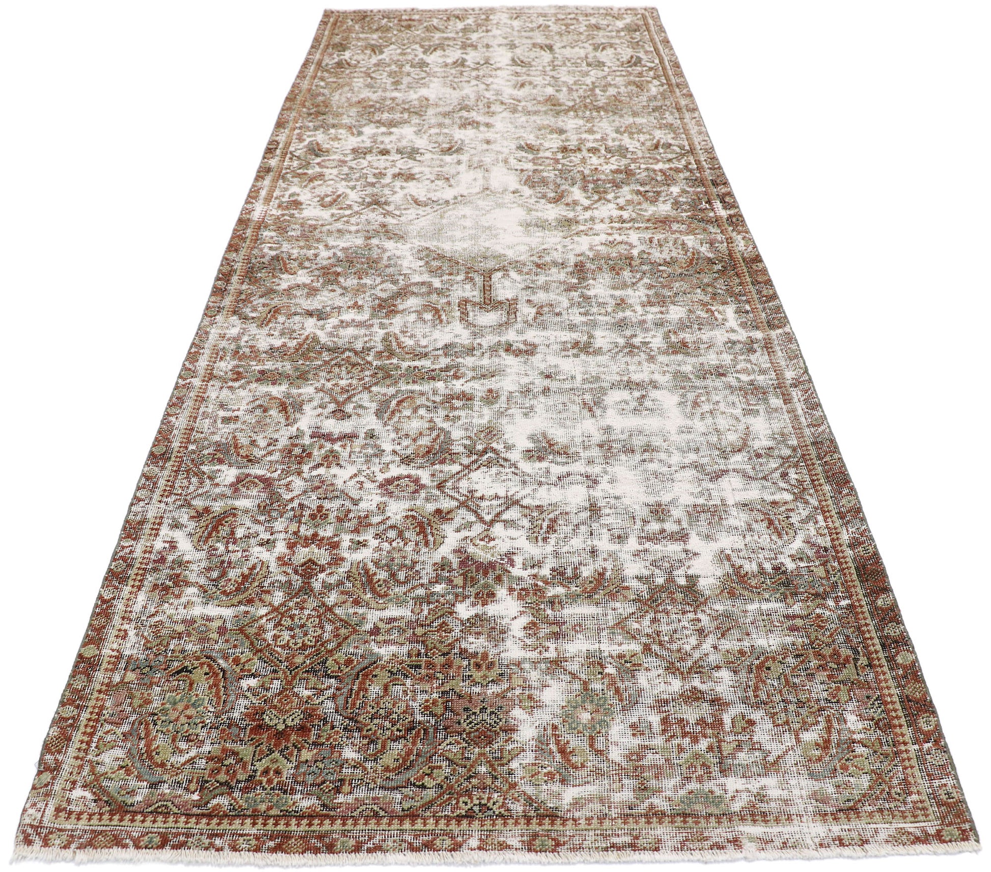 4 x 10 Antique Persian Mahal Rug 60822