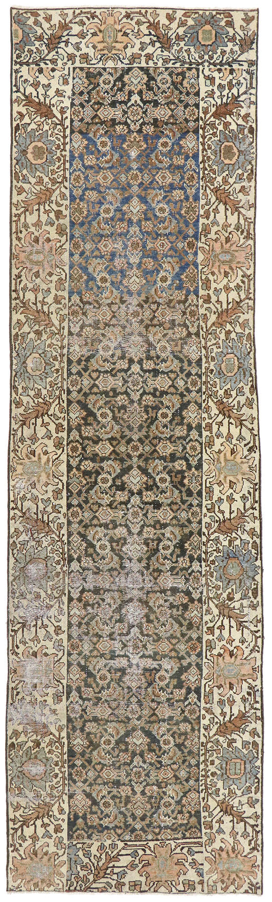 3 x 11 Antique Persian Malayer Runner 60826