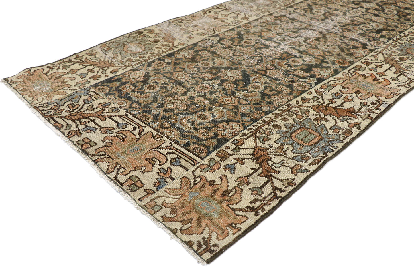 3 x 11 Antique Persian Malayer Runner 60826