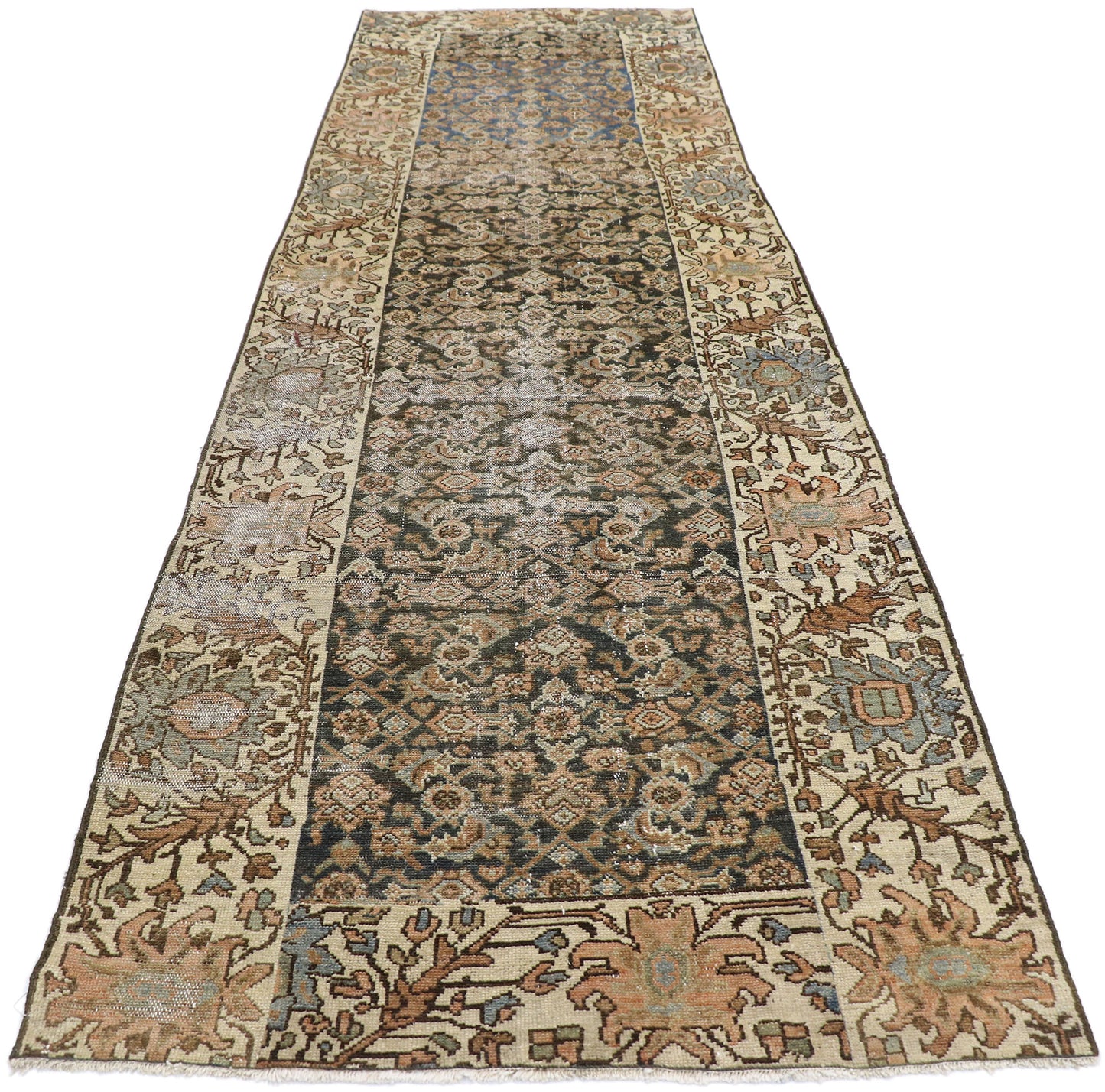 3 x 11 Antique Persian Malayer Runner 60826