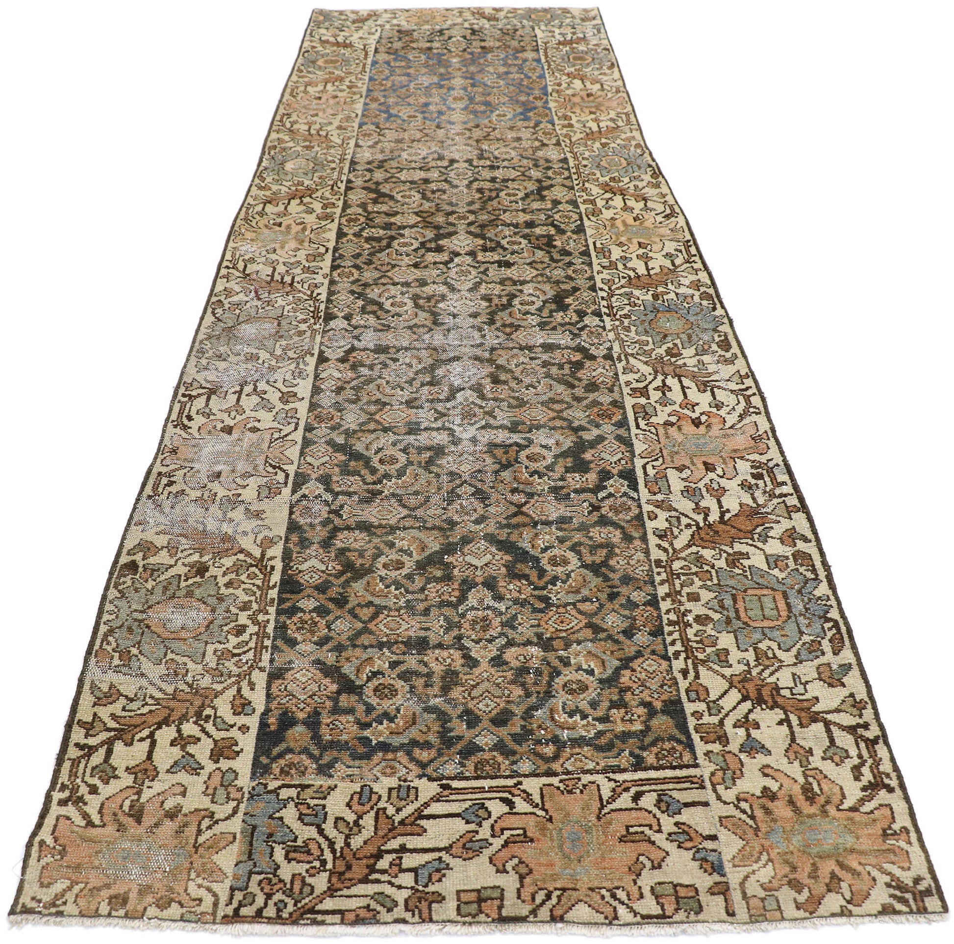 3 x 11 Antique Persian Malayer Runner 60826