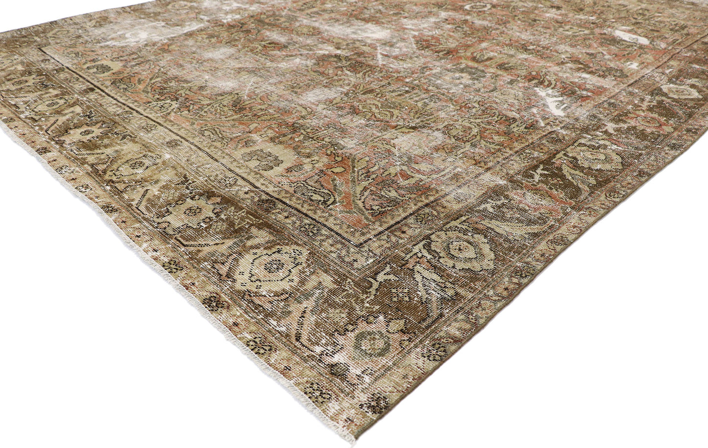 7 x 10 Antique Persian Mahal Rug 60829