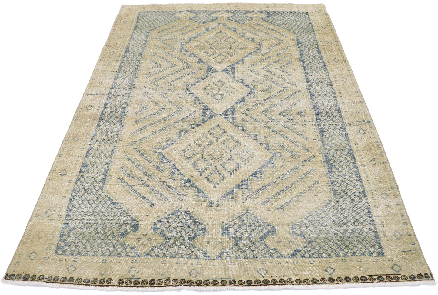 4 x 6 Antique Persian Malayer Rug 60831