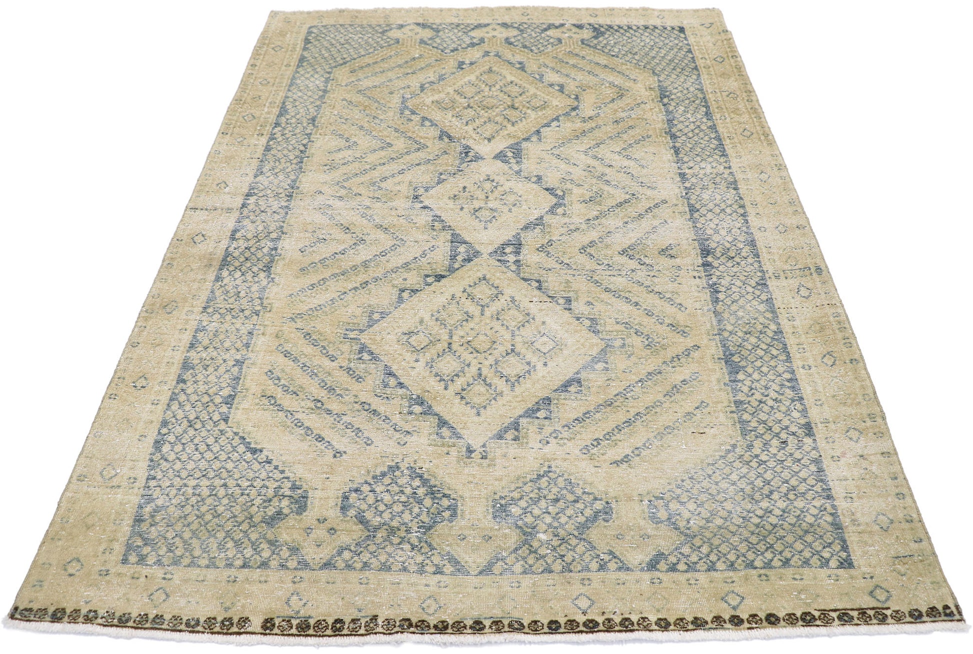 4 x 6 Antique Persian Malayer Rug 60831